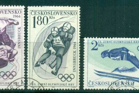 Czechoslovakia-1964-Winter-Olympics-Innsbruck-CTO-lot59112
