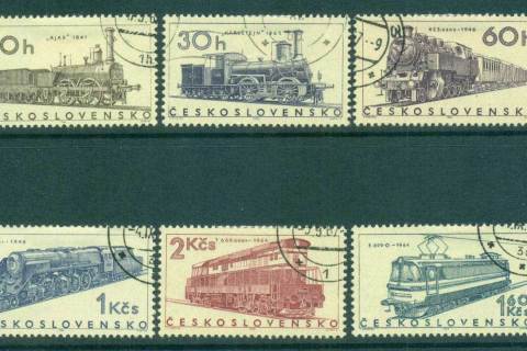 Czechoslovakia-1966-Trains