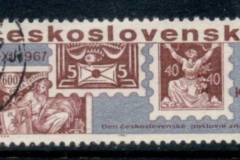 Czechoslovakia-1967-Stamp-Day-CTO