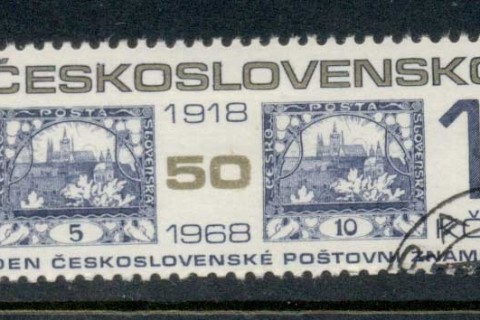 Czechoslovakia-1968-Stamp-Day-CTO
