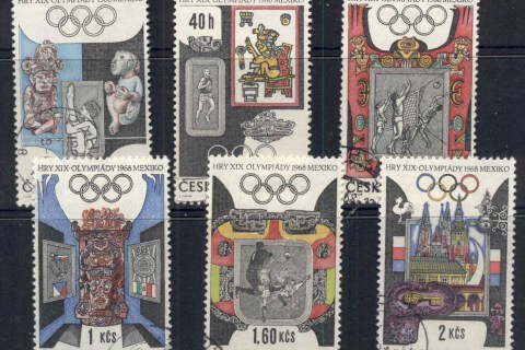 Czechoslovakia-1968-Summer-Olympics-Mexico-City-FU