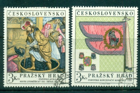 Czechoslovakia-1969-Prague-Castle-Art-treasures-CTO-lot59232