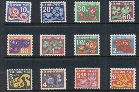 Czechoslovakia-1971-Postage-Dues-MUH