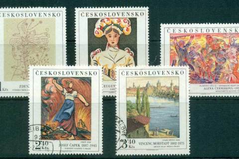 Czechoslovakia-1975-Art-CTO-lot59357