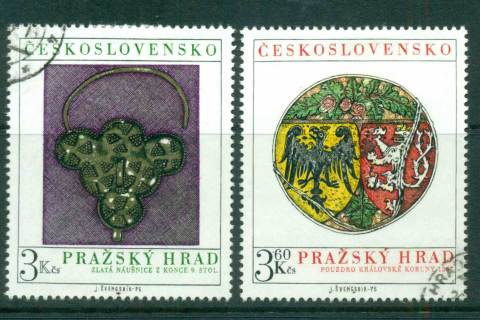 Czechoslovakia-1975-Prague-Castle-Art-CTO-lot59355