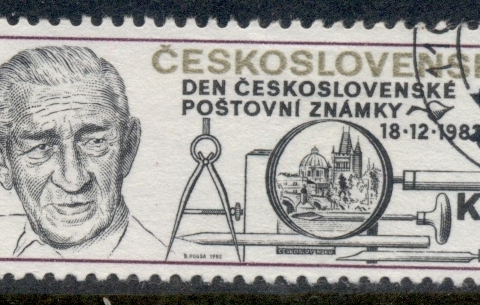 Czechoslovakia-1982-Stamp-Day-CTO