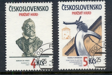 Czechoslovakia-1983-Art-Treasures-Prague-Castle-CTO