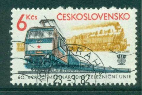 Czechoslovakia-1983-Railway-Union-CTO-lot41540
