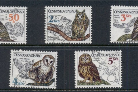 Czechoslovakia-1986-Birds