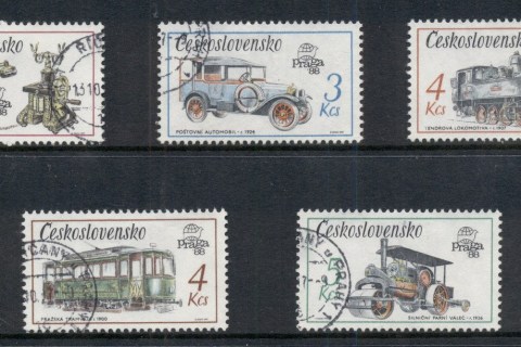 Czechoslovakia-1987-Vintage-Transport-CTO