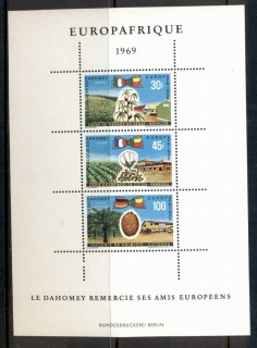 Dahomey 1969 Europ Afrique MS