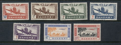 Dahomey 1942 Airmail to 20f