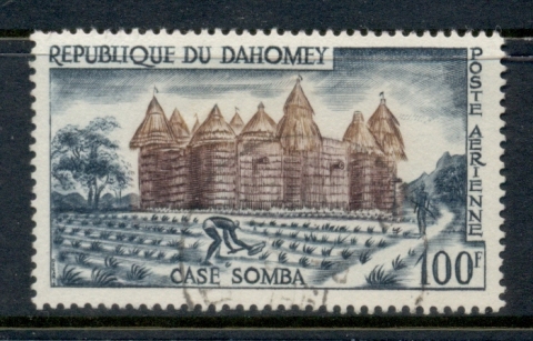 Dahomey 1960 Somba House 100f