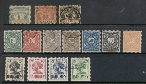 Dahomey 1906 on Postage Dues Asst