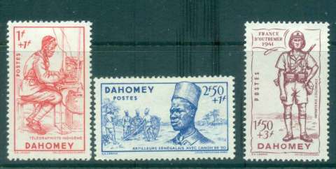 Dahomey 1941 Vichy Issue