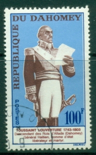 Dahomey-1963-General-Toussaint-LOuverture-100f-CTO