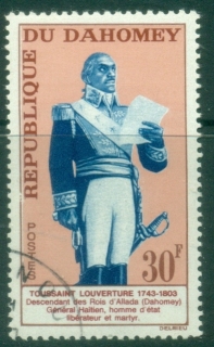 Dahomey-1963-General-Toussaint-LOuverture-30f-CTO