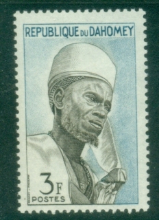 Dahomey-1963-Pictorials-Natives-Occupations-3f-Bariba-Chief-of-Nikki-MUH