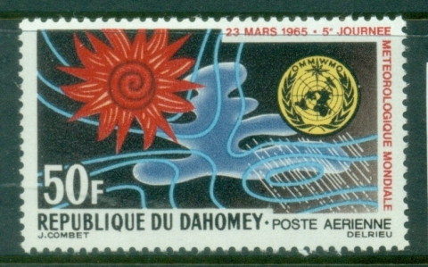 Dahomey-1965-Fifth-World-Meteorological-Day-MLH