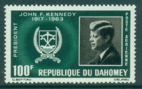 Dahomey-1965-JFK-Kennedy-MLH