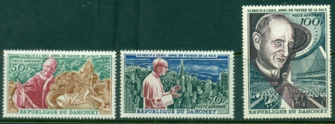 Dahomey-1966-Pope-Paul-VI-peace-Appeal-MUH