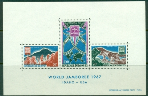 Dahomey-1967-Boy-Scout-World-Jamboree-MS-MUH