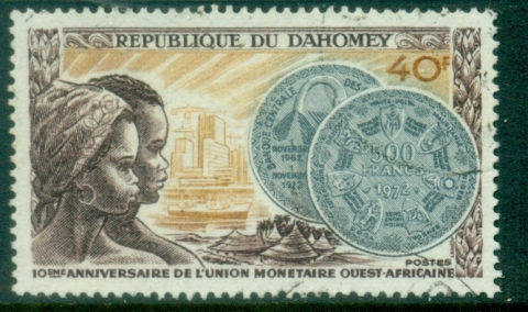 Dahomey-1972-West-African-Monetary-Union-Cto