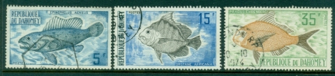 Dahomey-1973-Marine-Life-Fish-FU