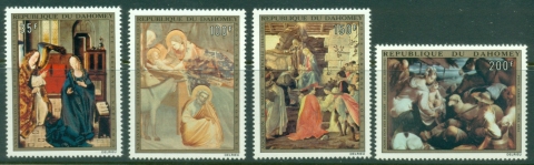 Dahomey-1973-Xmas-Paintings-MUH