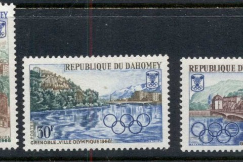 Dahomey-1967-Winter Olympics Grenoble