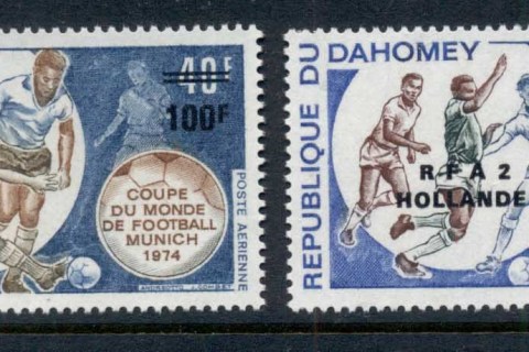 Dahomey-1974-World Cup Soccer Munich Opt Hollande