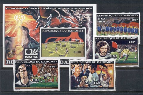 Dahomey-1974-World Cup Soccer Munich + MS
