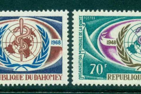 Dahomey-1968-WHO 20th Anniversary
