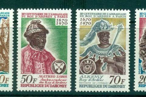 Dahomey-1970-King of Andres Mission to France