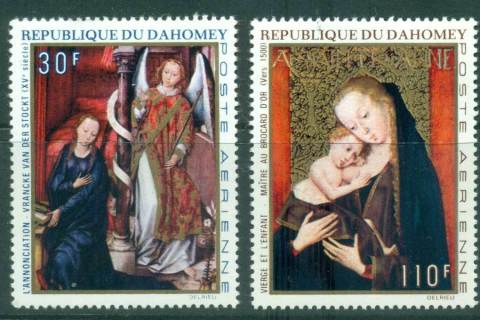 Dahomey-1969-30f, 110f Xmas