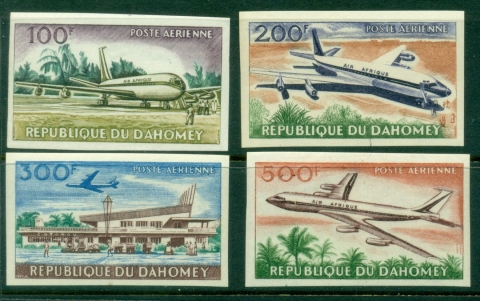 Dahomey-1963-Airplanes-IMPERF-MUH