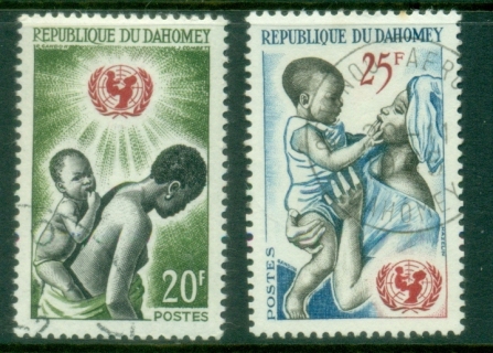 Dahomey-1964-UNICEF-18th-Anniversary-CTO