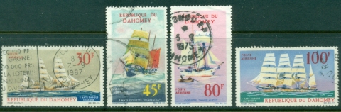 Dahomey-1967-Sailing-Ships-FU