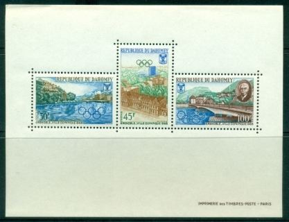 Dahomey-1967-Winter-Olympics-Grenoble-MS-MUH