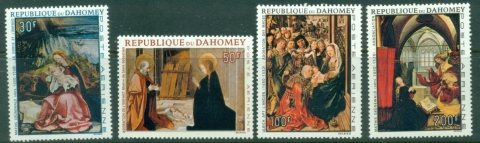 Dahomey-1967-Xmas-Paintings-MUH