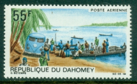 Dahomey-1968-Transport-55f-MUH