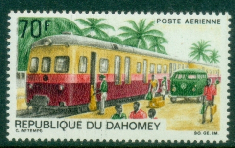 Dahomey-1968-Transport-70f-MUH