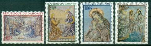 Dahomey-1968-Xmas-paintings-Muh