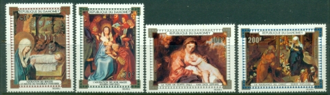 Dahomey-1971-Xmas-Paintings-MUH