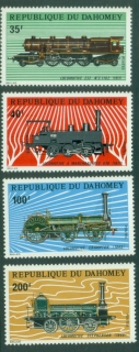 Dahomey-1974-Locomotives-Trains-MUH