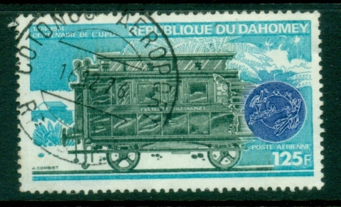 Dahomey-1974-UPU-Centenary-125f-FU