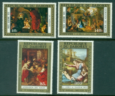 Dahomey-1975-Xmas-Paintings-MLH