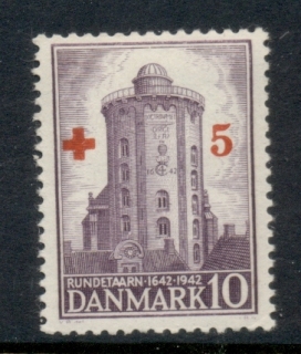 Denmark-1944-Red-Cross-Surch-MUH