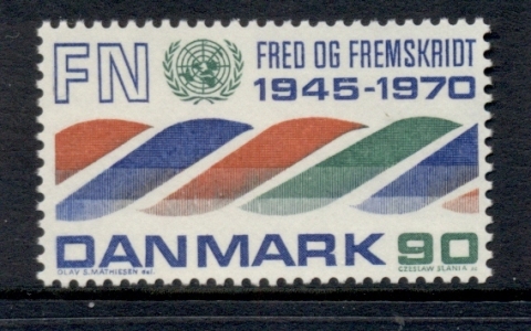 Denmark-1970-UN-25th-Anniversary-MUH