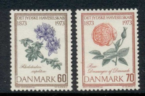 Denmark-1973-Horticultural-Society-Flowers-MUH